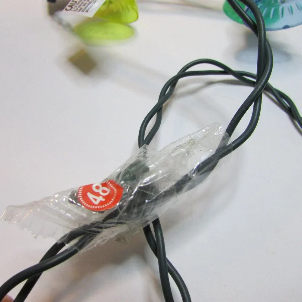 vintage string lights plastic colorful blinking bells play Christmas songs - Picture 12 of 14